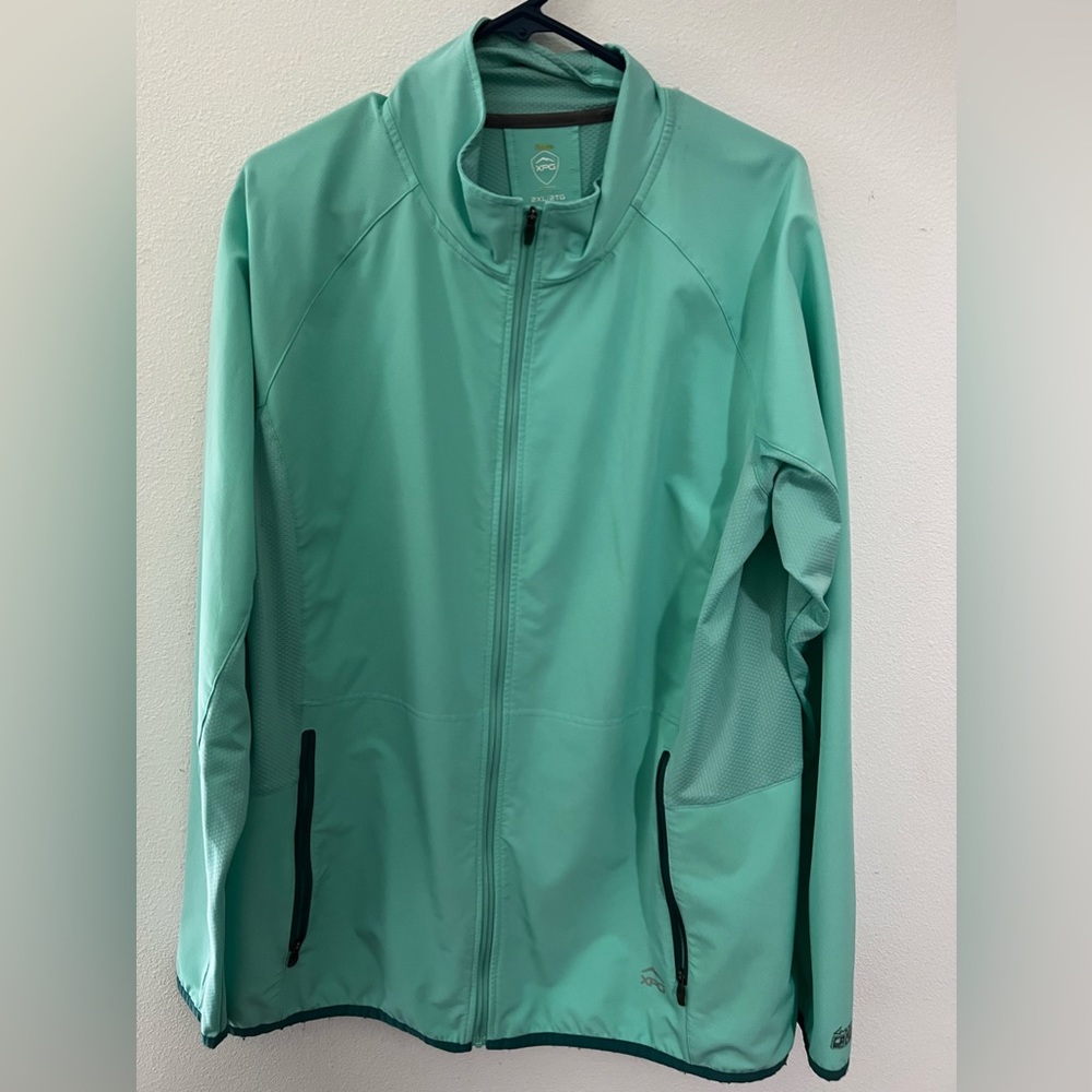 Cabelas XPG XXL Island Breeze Stretch Slightly Fitted Wicking Zip Jacket